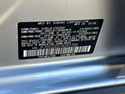 New 2026 Subaru Crosstrek 2.5i Sport AWD/4WD image 33