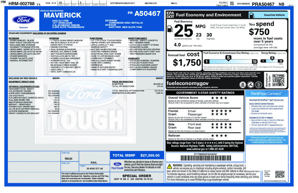 Used 2023 Ford Maverick XLT FWD image 26