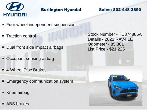 Used 2021 Toyota RAV4 LE AWD/4WD image 10