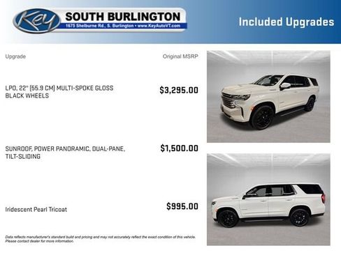 Used 2024 Chevrolet Tahoe High Country AWD/4WD image 3
