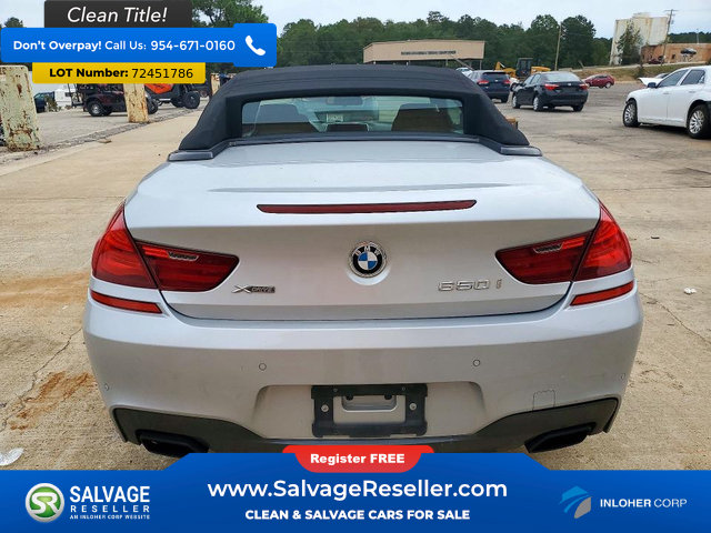 Used 2015 BMW 650i xDrive Convertible AWD/4WD image 8