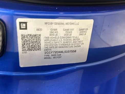 Used 2020 Chevrolet Corvette Stingray Preferred Cpe w/ 2LT Preferred Equipment Group RWD image 41