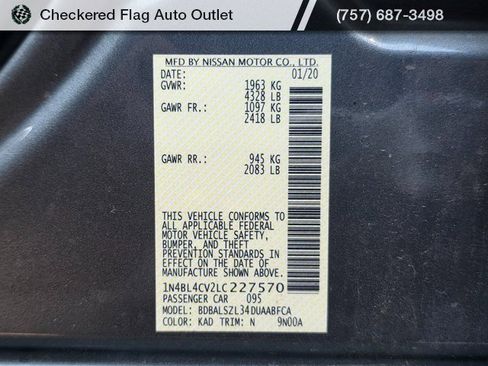 Used 2020 Nissan Altima 2.5 SR w/ Premium Package image 22