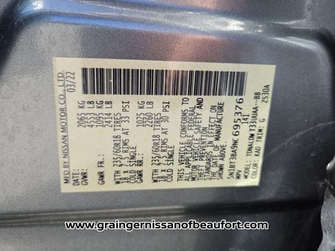 Used 2022 Nissan Rogue SV w/ SV Premium Package FWD image 7