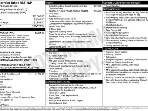 Used 2023 Chevrolet Tahoe RST w/ Luxury Package RWD image 11