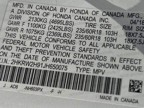 Used 2018 Honda CR-V Touring image 10
