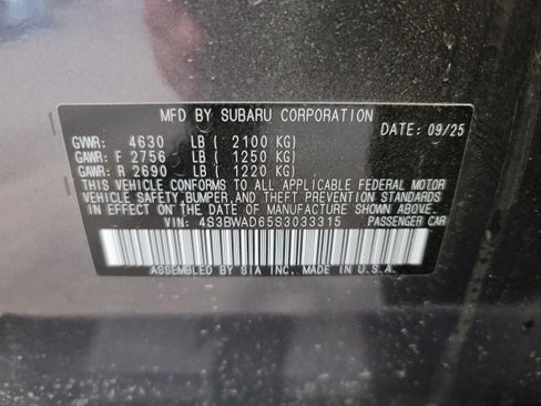 Used 2025 Subaru Legacy Premium image 16