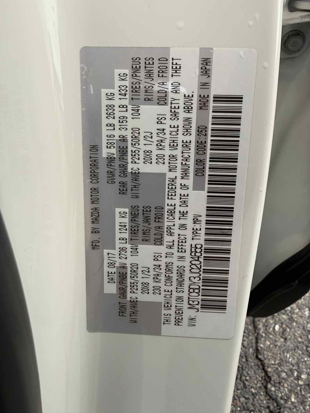 Used 2018 MAZDA CX-9 Grand Touring AWD/4WD image 28