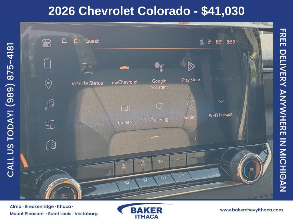 New 2026 Chevrolet Colorado W/T w/ WT Custom Package AWD/4WD image 14