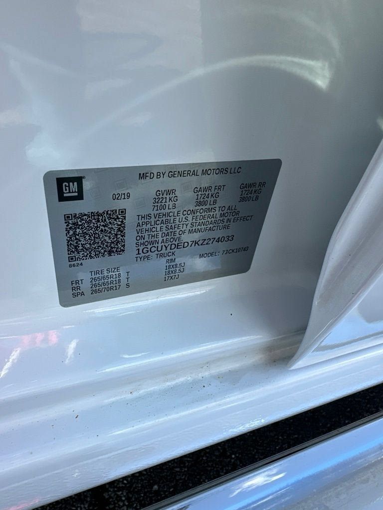 Used 2019 Chevrolet Silverado 1500 LT w/ All-Star Edition AWD/4WD image 14