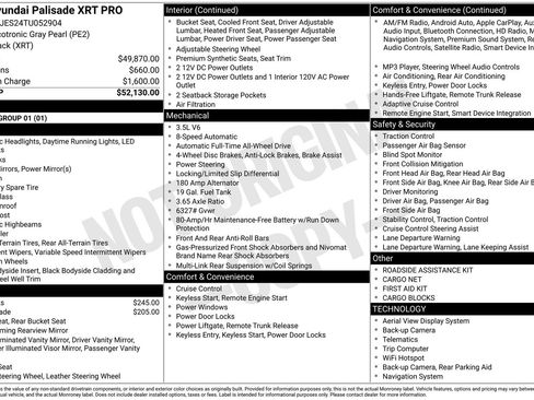 Certified 2026 Hyundai Palisade XRT Pro AWD/4WD image 30
