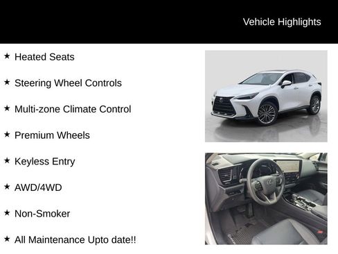 Used 2023 Lexus NX 300h AWD w/ Towing Package (2000 Lbs) image 11