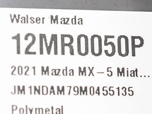 Used 2021 MAZDA MX-5 Miata RF Grand Touring RWD image 19