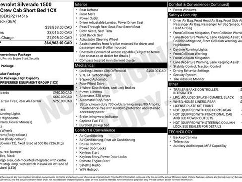 Used 2023 Chevrolet Silverado 1500 Custom AWD/4WD image 20