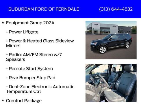 Used 2018 Ford Explorer XLT w/ Equipment Group 202A FWD image 9