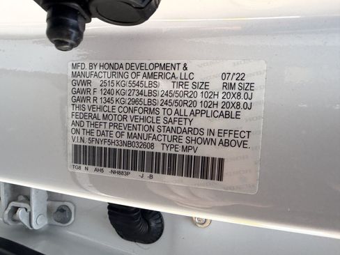 Used 2022 Honda Pilot Sport image 42
