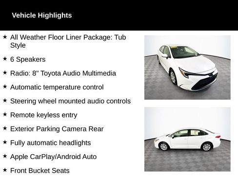 Used 2025 Toyota Corolla Hybrid Sedan FWD image 2