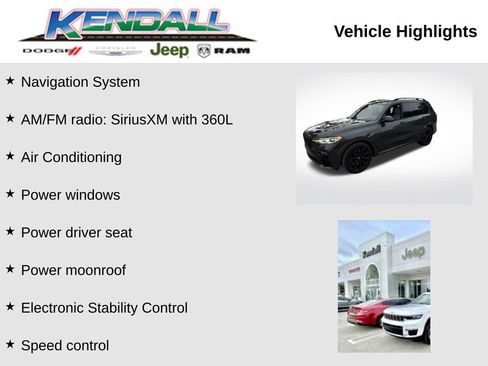 Used 2021 BMW X7 M50i AWD/4WD image 3