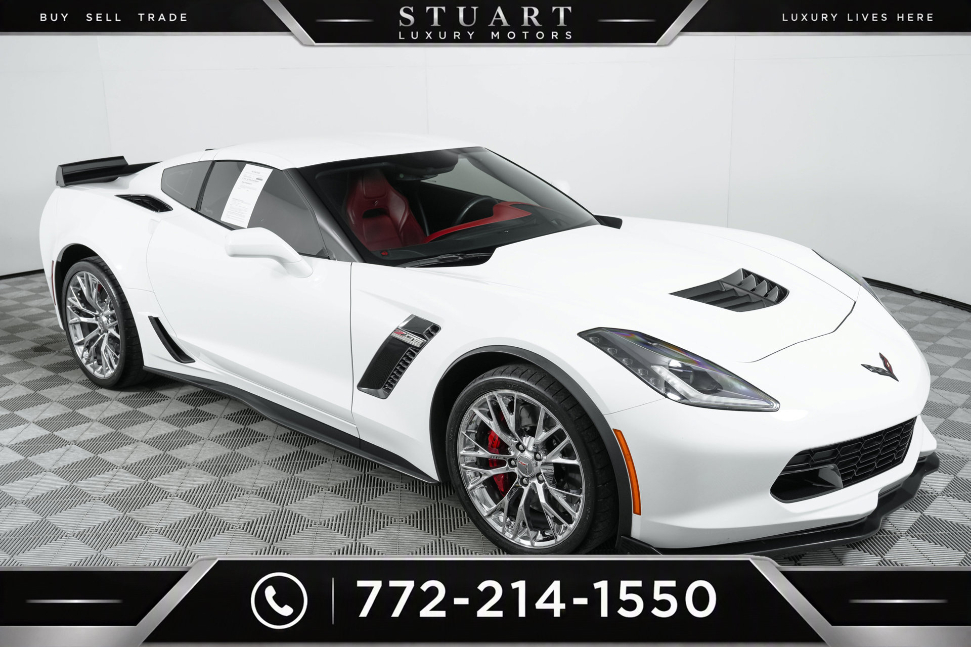 Used 2015 Chevrolet Corvette Z06 w/ 3LZ Preferred Equipment Group RWD 360° Tour