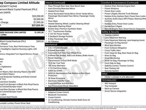 New 2026 Jeep Compass Limited AWD/4WD image 21