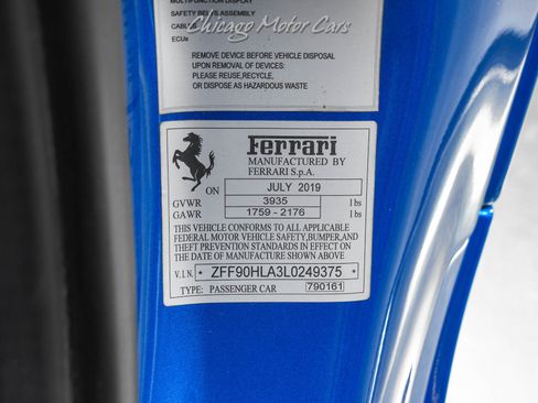 Used 2020 Ferrari 488 Pista Coupe image 59