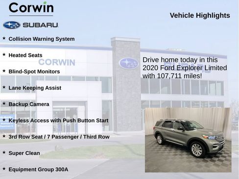Used 2020 Ford Explorer Limited AWD/4WD image 6