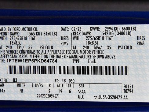 Used 2023 Ford F150 XLT w/ Equipment Group 302A High AWD/4WD image 17