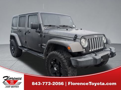 Used 2017 Jeep Wrangler Unlimited Sahara w/ Max Tow Package image 1