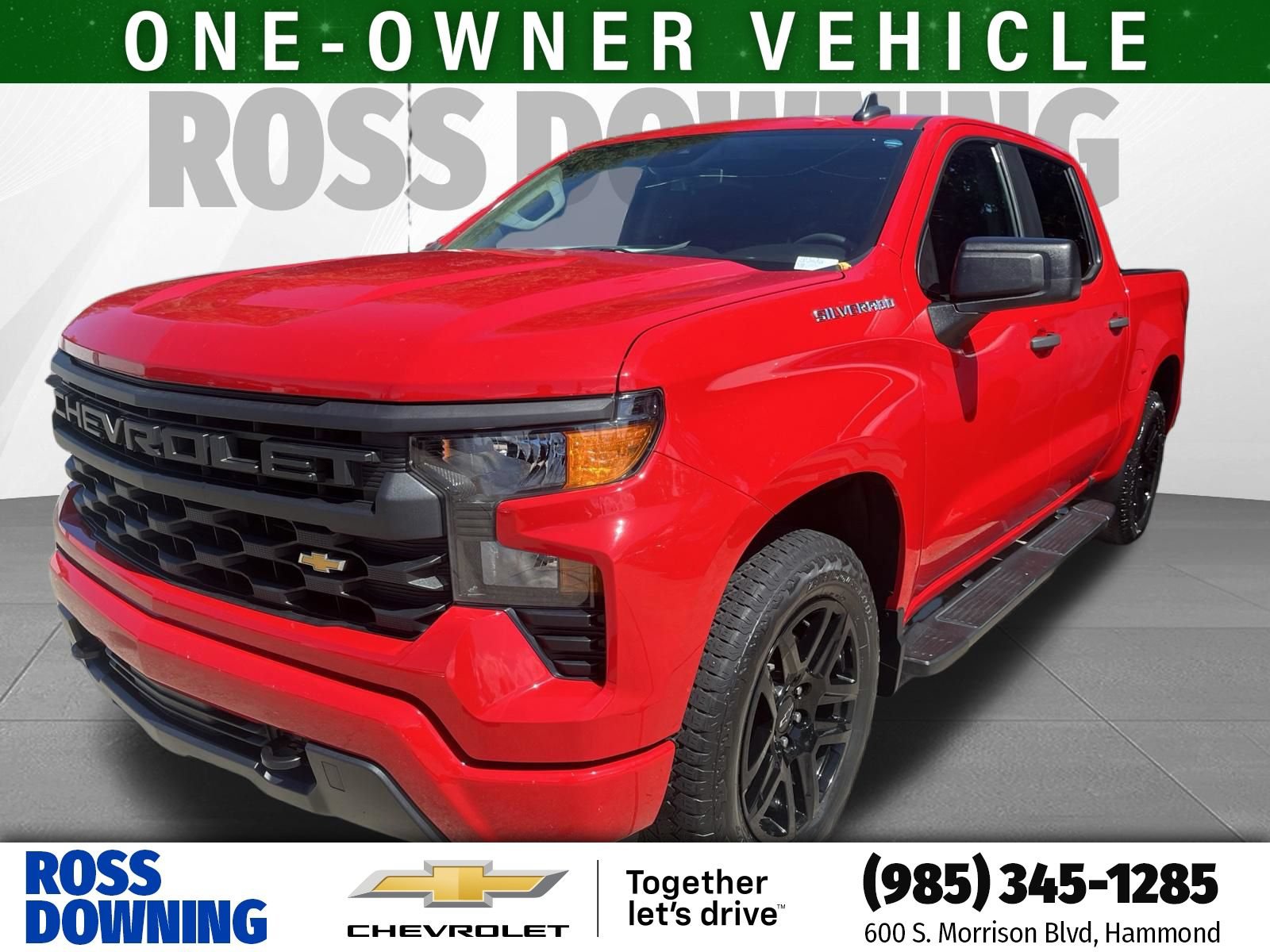 Certified 2024 Chevrolet Silverado 1500 Custom RWD image 1