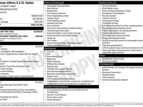 Used 2008 Nissan Altima 3.5 SL w/ Technology Pkg image 11