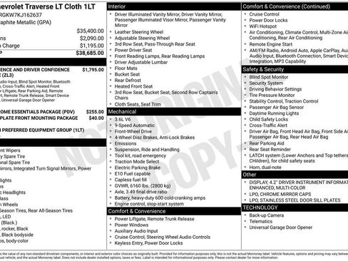 Used 2019 Chevrolet Traverse LT image 15