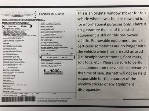 Certified 2024 Chrysler Pacifica Pinnacle image 2