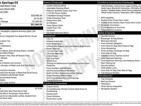 Used 2025 Kia Sportage EX FWD image 8