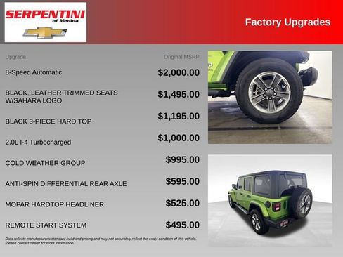 Used 2018 Jeep Wrangler Unlimited Sahara w/ Cold Weather Group AWD/4WD image 5