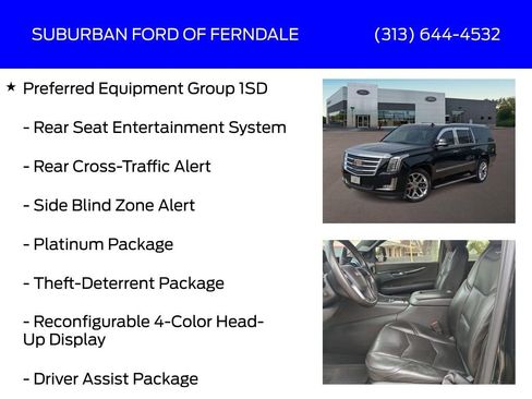 Used 2016 Cadillac Escalade ESV Platinum image 9