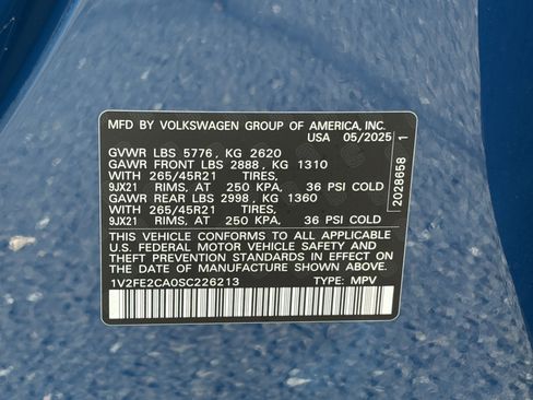 Certified 2025 Volkswagen Atlas Cross Sport SEL Premium R-Line image 30