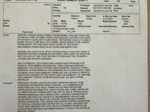 Used 2008 Ford F350 Lariat AWD/4WD image 3