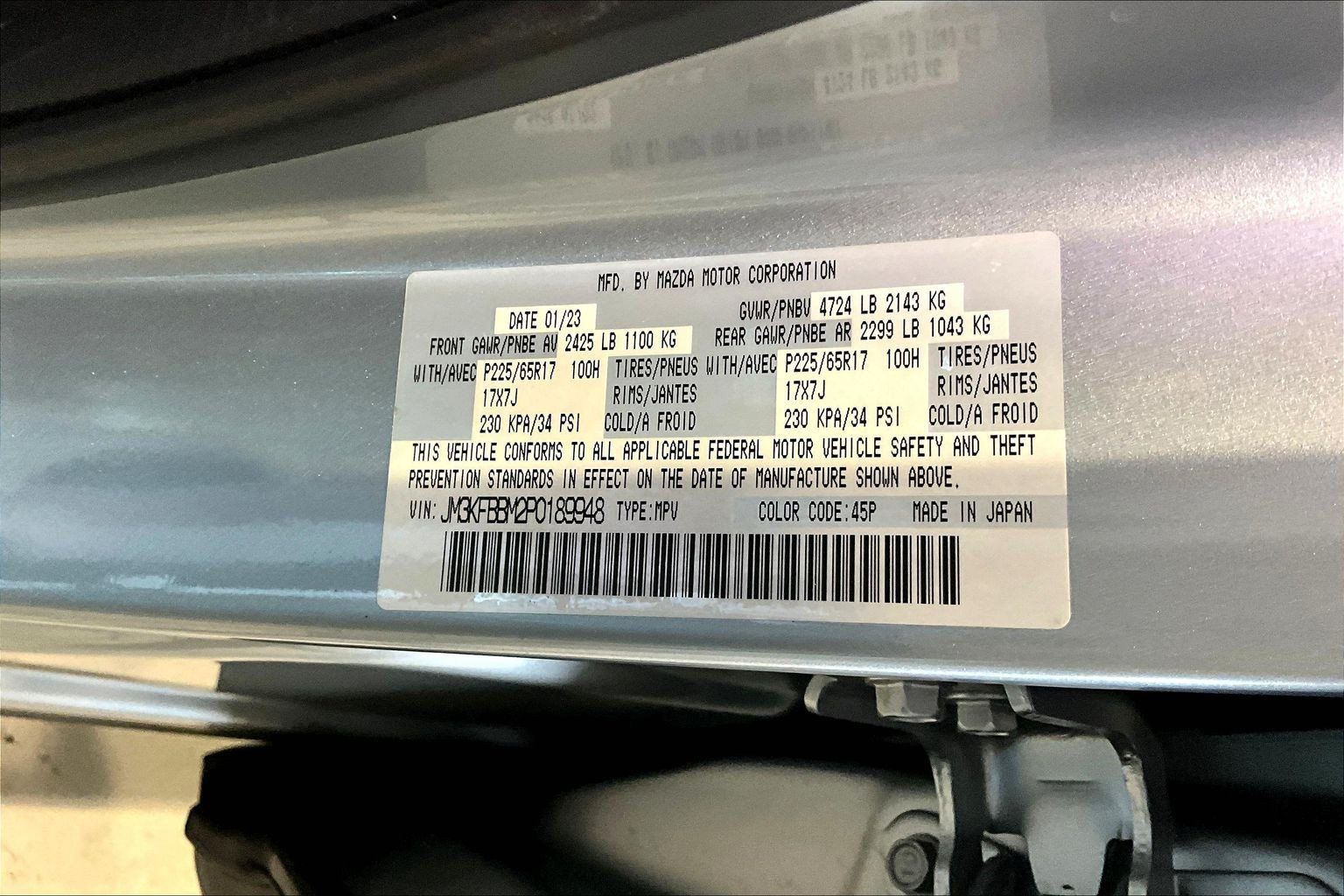 Used 2023 MAZDA CX-5 AWD 2.5 S w/ Select Package image 19