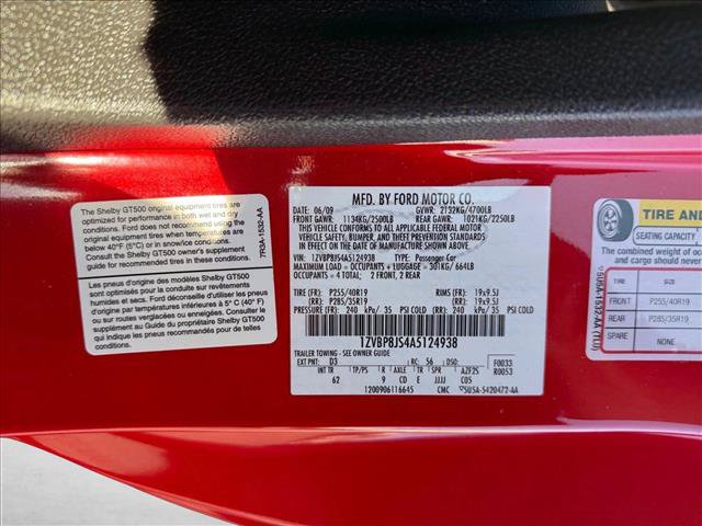 Used 2010 Ford Mustang Shelby GT500 RWD image 24