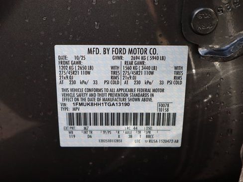 New 2026 Ford Explorer Platinum w/ LUX Leather Package image 40