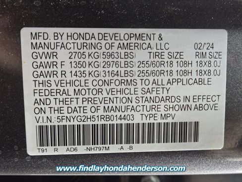 Used 2024 Honda Pilot EX-L image 13