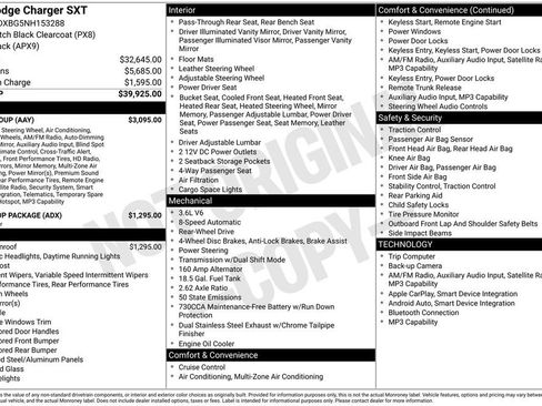 Used 2022 Dodge Charger SXT w/ Plus Group RWD image 27