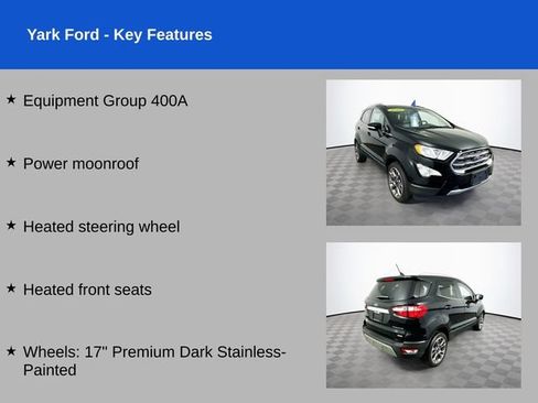 Certified 2020 Ford EcoSport Titanium FWD image 2