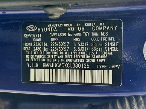 Used 2012 Hyundai Tucson GLS image 12