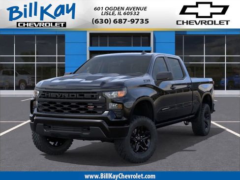 New 2026 Chevrolet Silverado 1500 Custom Trail Boss w/ Midnight Edition AWD/4WD image 1