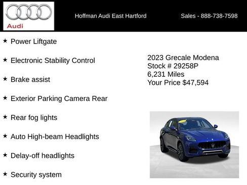 Used 2023 Maserati Grecale Modena AWD/4WD image 35