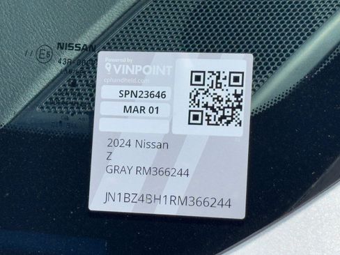 Certified 2024 Nissan Z Performance w/ Floor Mat Package image 31