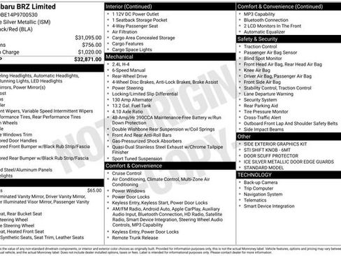 Used 2023 Subaru BRZ Limited image 10