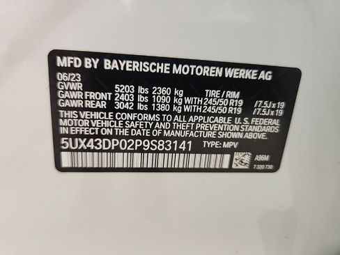 Used 2023 BMW X3 sDrive30i w/ Convenience Package RWD image 8