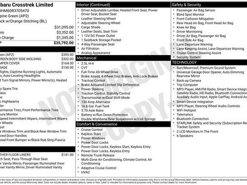 Used 2024 Subaru Crosstrek 2.5i Limited AWD/4WD image 13